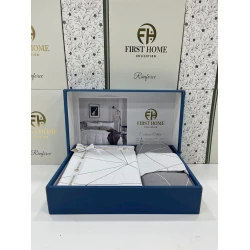 Комплект постельного белья First Home SHA-00001286 ,пододеяльник 160х220 см, наволочки 50x70 см, двуспальный, хлопок