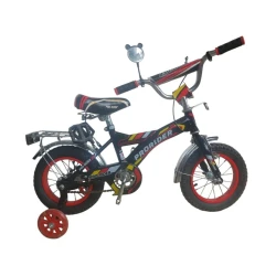 Детский велосипед 12 красный/черный