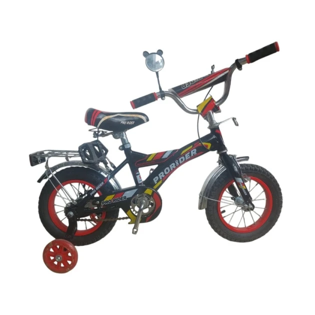 Детский велосипед 12 красный/черный