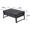 Мангал Dawn to dusk Barbecue mesh charcoal Grill, 43 x 30 см, черный Мангал Dawn to dusk Barbecue mesh charcoal Grill, 43 x 30 см, черный