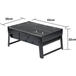 Мангал Dawn to dusk Barbecue mesh charcoal Grill, 43 x 30 см, черный Мангал Dawn to dusk Barbecue mesh charcoal Grill, 43 x 30 см, черный