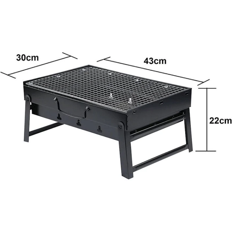 Мангал Dawn to dusk Barbecue mesh charcoal Grill, 43 x 30 см, черный Мангал Dawn to dusk Barbecue mesh charcoal Grill, 43 x 30 см, черный