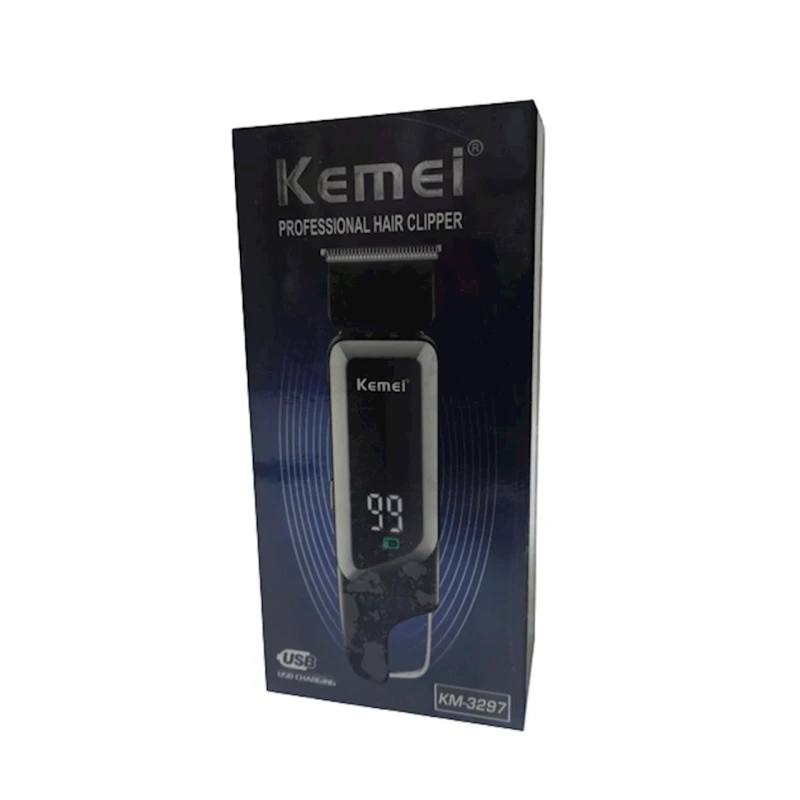 Машинка для стрижки волос Kemei KM-3297 Black/Silver Машинка для стрижки волос Kemei KM-3297 Black/Silver