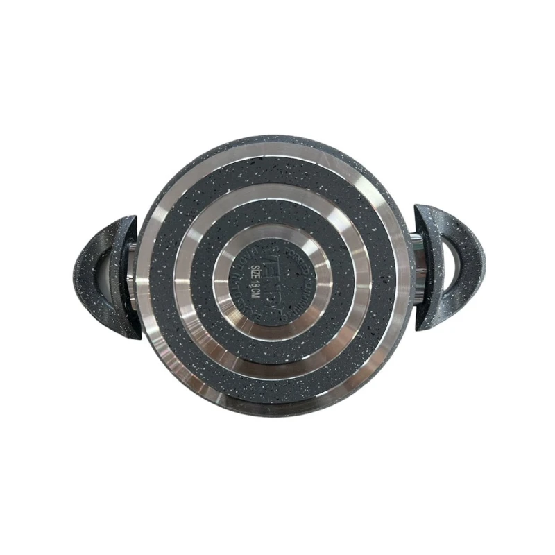 Yemək bişirmək üçün dəst Venda ZGH_00115, qranit, boz, 9 parça Yemək bişirmək üçün dəst Venda ZGH_00115, qranit, boz, 9 parça