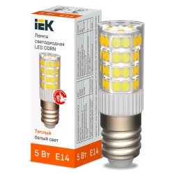 Светодиодная лампа IEK Corn E14 5W 3000К Светодиодная лампа IEK Corn E14 5W 3000К