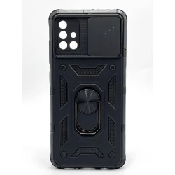 Çexol Robot Samsung Galaxy A51 üçün, Qara