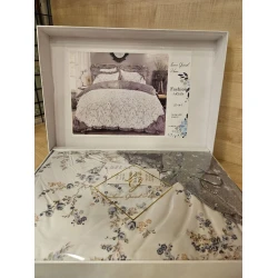 Yataq dəsti Laura Grand ET-1229, yorğan üzü 200x230 sm, mələfə 230x240 sm, yastıq üzü 50x70 sm, ikinəfərlik, pambıq, rəngbərəng
