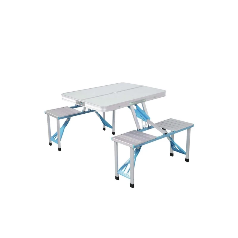 Складной стол Ebax, белый/голубой, 84х34х10 см Складной стол Ebax, белый/голубой, 84х34х10 см