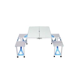 Складной стол Ebax, белый/голубой, 84х34х10 см Складной стол Ebax, белый/голубой, 84х34х10 см