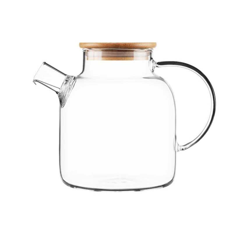 Заварной чайник Ardesto Midori AR3015GB, 1500 мл, боросиликатное стекло/бамбук, прозрачный Заварной чайник Ardesto Midori AR3015GB, 1500 мл, боросиликатное стекло/бамбук, прозрачный