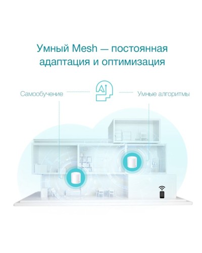 Wi-Fi adapter TP-Link Deco X50 Home Mesh Wi-Fi 6, 2 əd