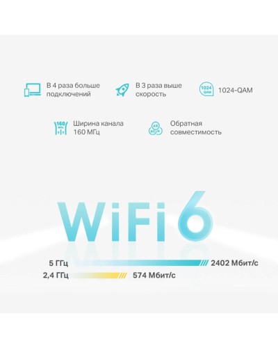Wi-Fi adapter TP-Link Deco X50 Home Mesh Wi-Fi 6, 2 əd