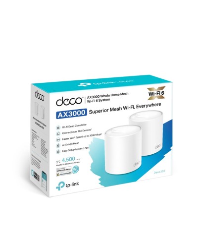 Wi-Fi adapter TP-Link Deco X50 Home Mesh Wi-Fi 6, 2 əd
