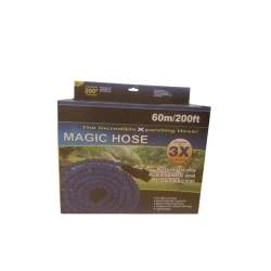 Suvarma üçün şlanq Magic Hose, uzanan, 60 m, göy