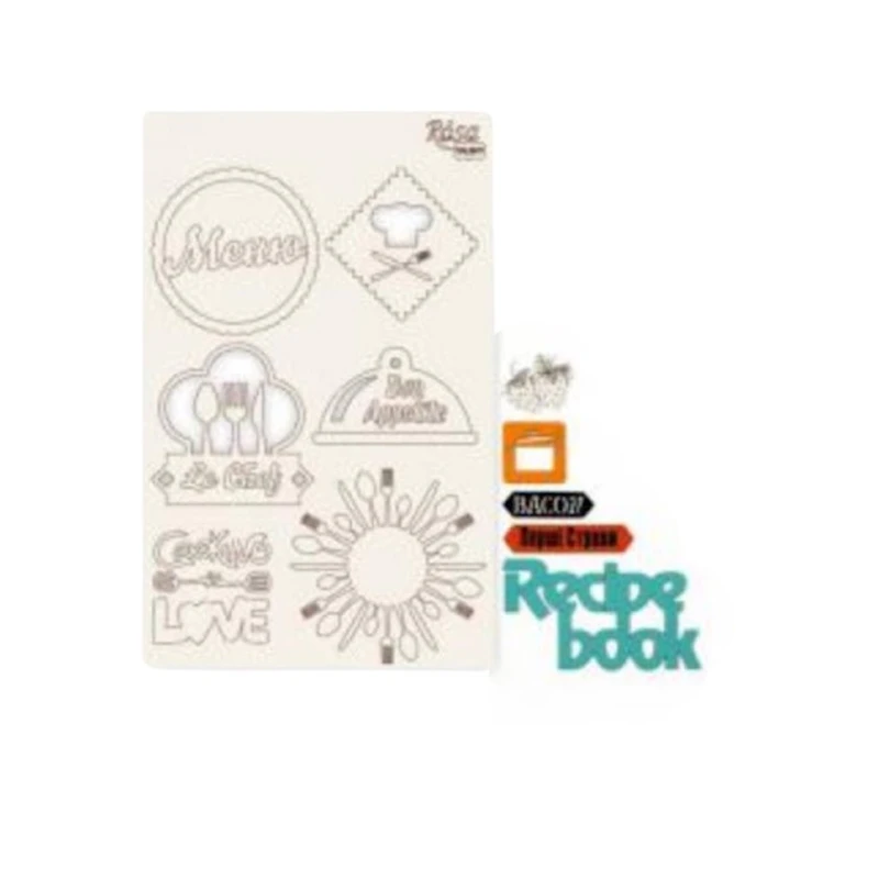 Чипборд для скрапбукинга Rosa Talent Recipe Book 1 Чипборд для скрапбукинга Rosa Talent Recipe Book 1
