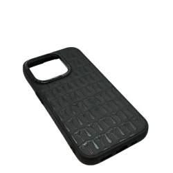 Çexol Apple iPhone 15 Pro üçün Crocodile Black
