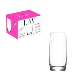 Набор стаканов Lav Adora NH_ADR25F, 390 мл, стекло, 6 шт Набор стаканов Lav Adora NH_ADR25F, 390 мл, стекло, 6 шт