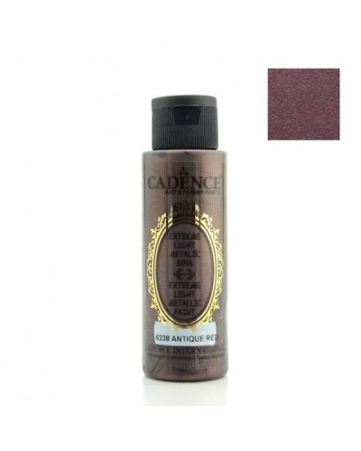 Akril boya-metallik Cadence Extreme Light Metallic 6238 Antique Red 70 ml