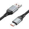 Кабель USB Hoco U128 Viking USB/Type-C to Type-C 1.2 м, черный