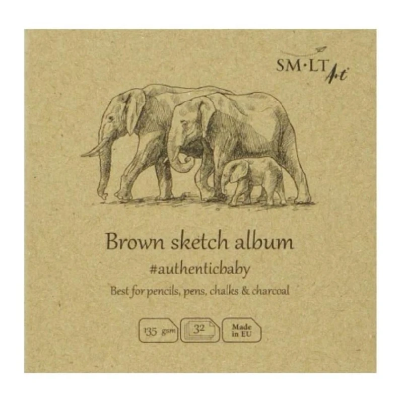 Альбом для рисования SM-LT, 135 г/м², 90x90 см, 32 листа