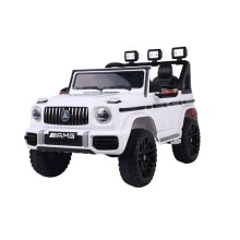 Uşaqlar üçün elektrik avtomobil G65, 3-8 yaş, ağ