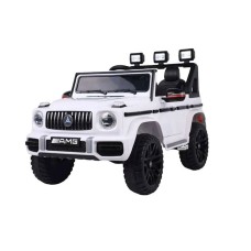 Uşaqlar üçün elektrik avtomobil G65, 3-8 yaş, ağ