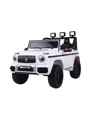 Uşaqlar üçün elektrik avtomobil G65, 3-8 yaş, ağ