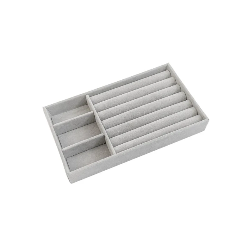 Органайзер Miniso для украшений, 12.3х21 см, серый Органайзер Miniso для украшений, 12.3х21 см, серый