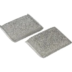 Набор губок Flink & Sauber, полиуретан, серебристый, 2 шт Набор губок Flink & Sauber, полиуретан, серебристый, 2 шт