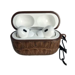 Чехол для наушников Apple Airpods Pro 2 Brown Leather