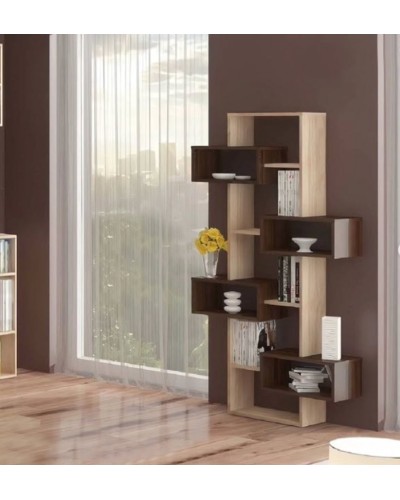 Stellaj Ev Plus ev_13111218, LDSP, bej/qəhvəyi, 1800x800x250 mm