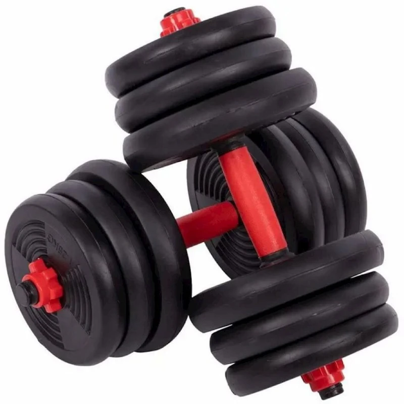 Qantellər Dumbbell 2 əd, hər biri 10 kq, qara