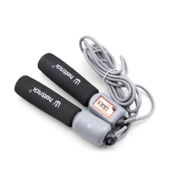 Скакалка Hattrick 970, 3 м, черная/серая