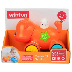 İnteraktiv oyuncaq pişik Winfat Press 'N Go Pet, 6+ ay