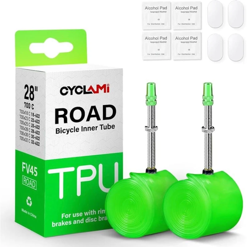 Велокамера 1001462, зеленая, 2 шт