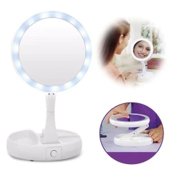 Led işıqlı makiyaj güzgüsü My Fold Away Mirror, qatlana bilən Led işıqlı makiyaj güzgüsü My Fold Away Mirror, qatlana bilən