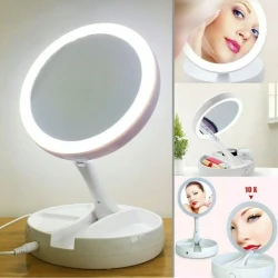 Led işıqlı makiyaj güzgüsü My Fold Away Mirror, qatlana bilən Led işıqlı makiyaj güzgüsü My Fold Away Mirror, qatlana bilən