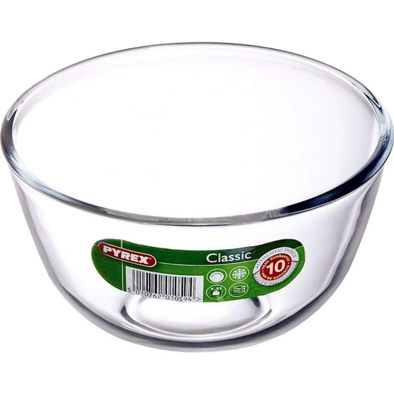 Миска Pyrex Classic Cam, 1 л, 17 см, стекло, прозрачный