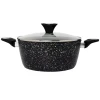 Кастрюля Frauzen FR-8100, 26x11.4 см, гранит, черная Кастрюля Frauzen FR-8100, 26x11.4 см, гранит, черная