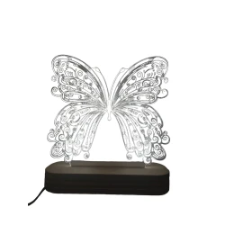 3D-gecə lampası tby01, 20x14 sm, yaşıl 3D-gecə lampası tby01, 20x14 sm, yaşıl