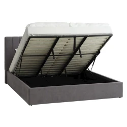 Каркас кровати JYSK Haslev 180x200 темно-серый