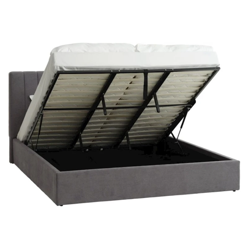 Каркас кровати JYSK Haslev 180x200 темно-серый Каркас кровати JYSK Haslev 180x200 темно-серый