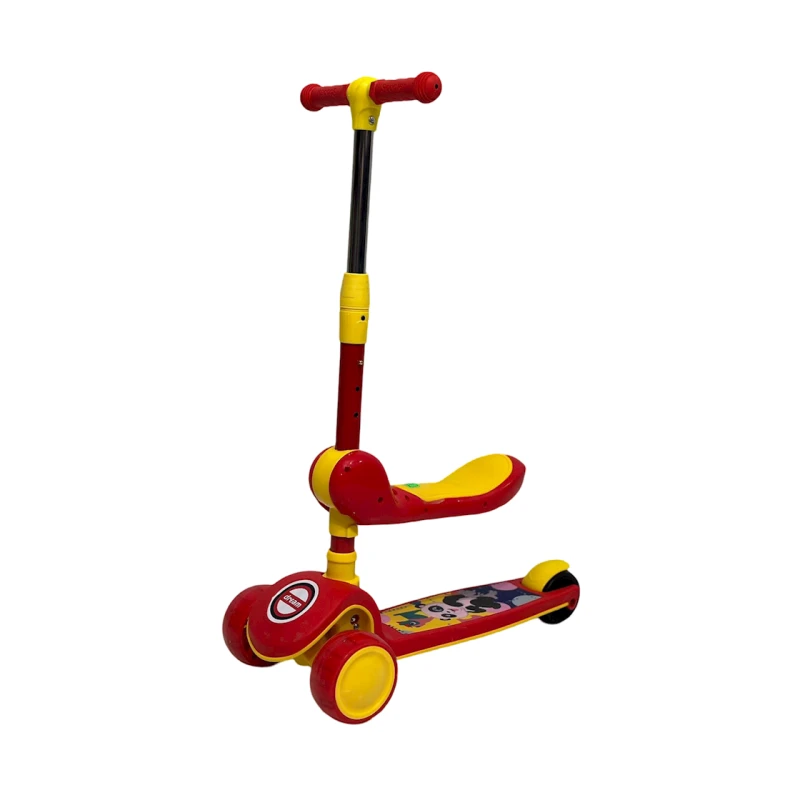 Uşaqlar üçün samokat Scooter-014 Red/Yellow