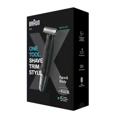 Триммер Braun XT5100 Black Silver