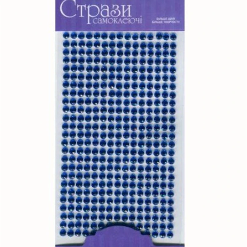 Стразы самоклеящиеся Rosa Talent, синие, 5 мм, 375 шт Стразы самоклеящиеся Rosa Talent, синие, 5 мм, 375 шт
