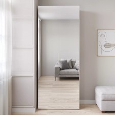 Şkaf Art Mebel Art-60-19, LDSP, ağ, 50x60x210 sm