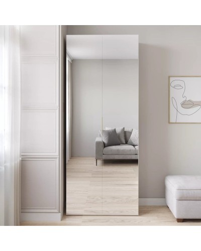 Şkaf Art Mebel Art-60-19, LDSP, ağ, 50x60x210 sm
