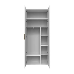 Шкаф Art Mebel Art-60-19, ЛДСП, белый, 50x60x210 см Шкаф Art Mebel Art-60-19, ЛДСП, белый, 50x60x210 см