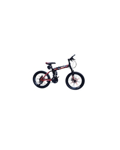 Uşaq velosipedi BB772, qara/qırmızı, 20
