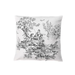 Чехол Hom-me 105329, 45x45 см, белый/черный Чехол Hom-me 105329, 45x45 см, белый/черный